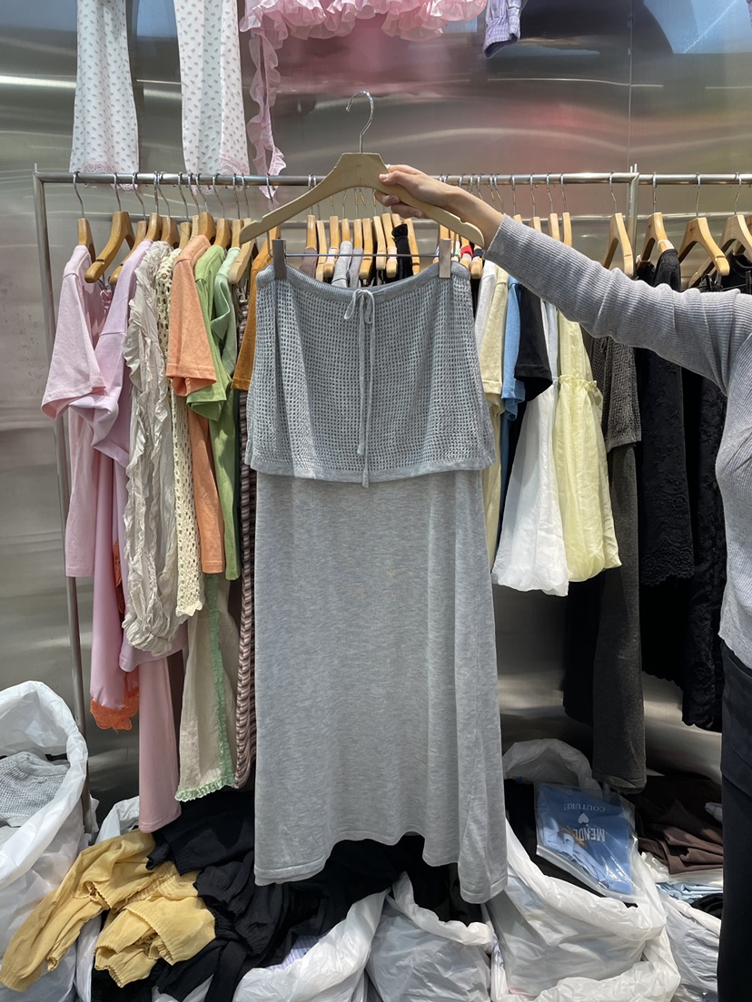 MENDL S韓國東大門代購女士新品26夏季推薦休閑26春夏長裙MENDL S長裙圖色1