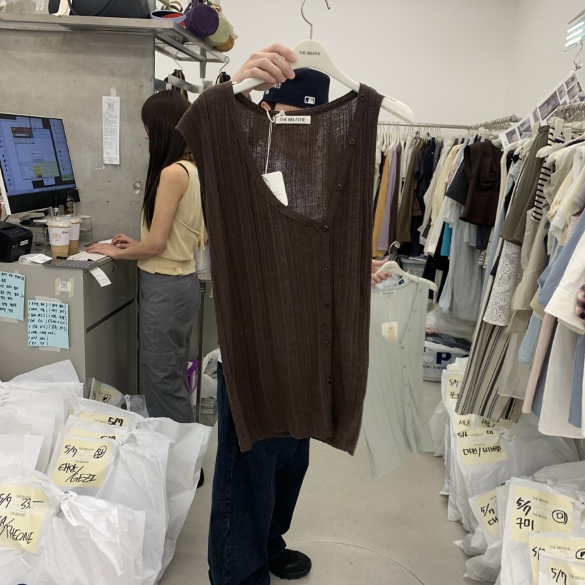 BREATHE韓國代購女士新品26春夏熱賣推薦時尚職業吊帶背心BREATHE吊帶/背心圖色3