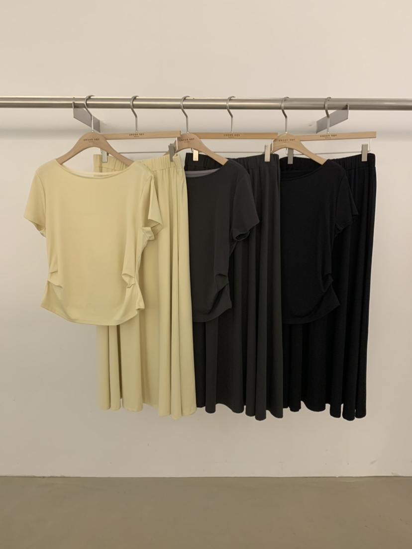 UNDER KEY東大門實拍韓國女士新品時尚人氣休閑26夏季套裝UNDER KEY套裝