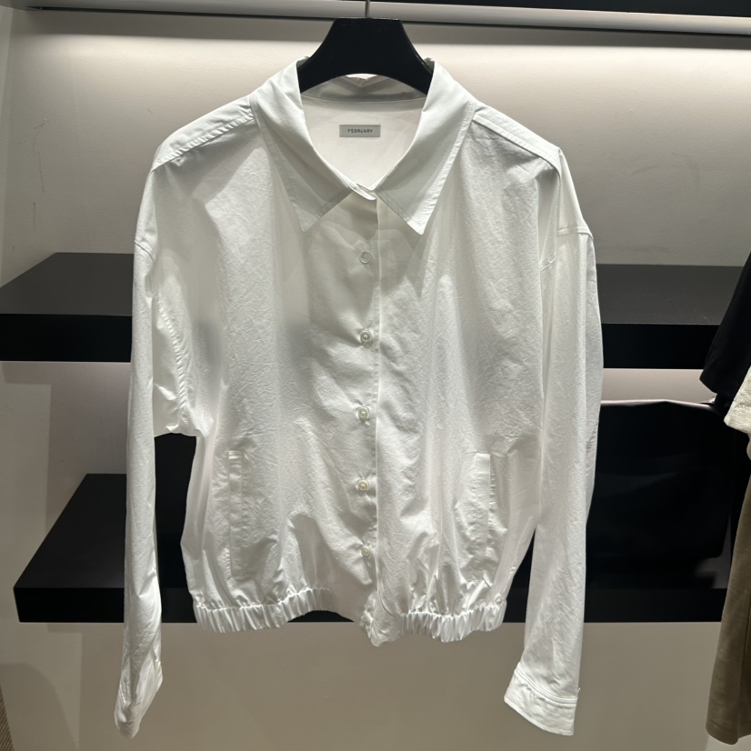 FEBRUARY 11韓國東大門直郵女裝新品熱賣襯衫蕾絲衫棉質FEBRUARY 11襯衫/蕾絲衫圖色1白色