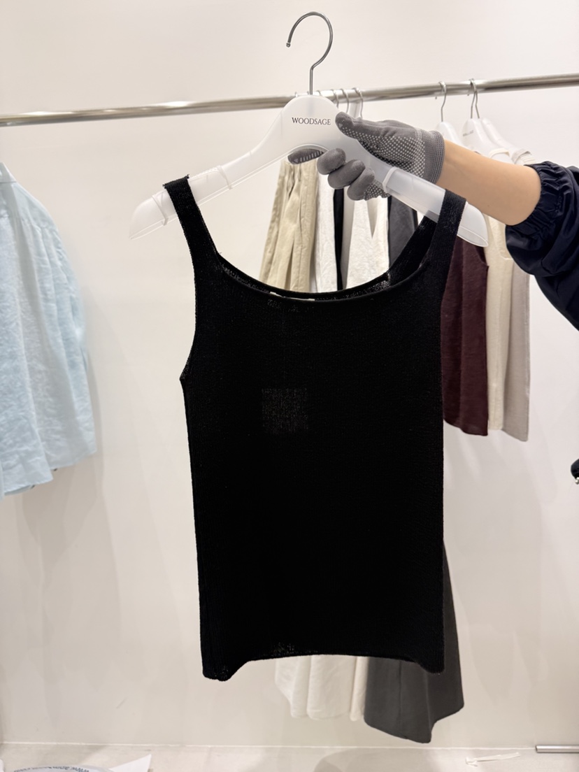 WOOD SAGE韓國直郵實拍女士新品26春夏時尚吊帶背心羅紋WOOD SAGE吊帶/背心圖色4