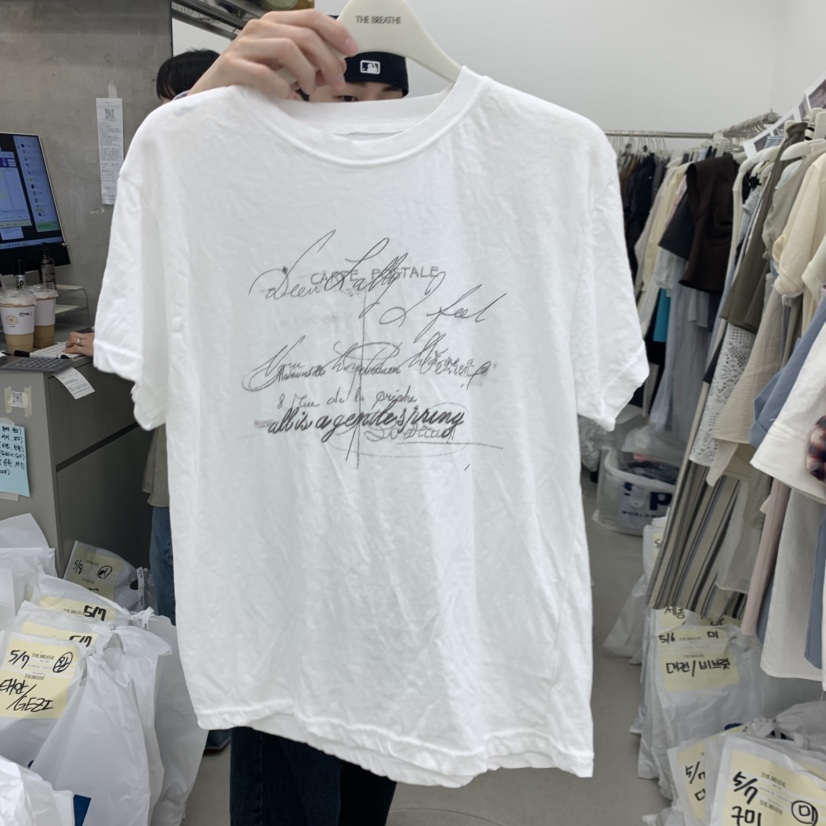 BREATHE韓國東大門代購女士新品職業推薦人氣26春夏時尚T恤BREATHET恤圖色2