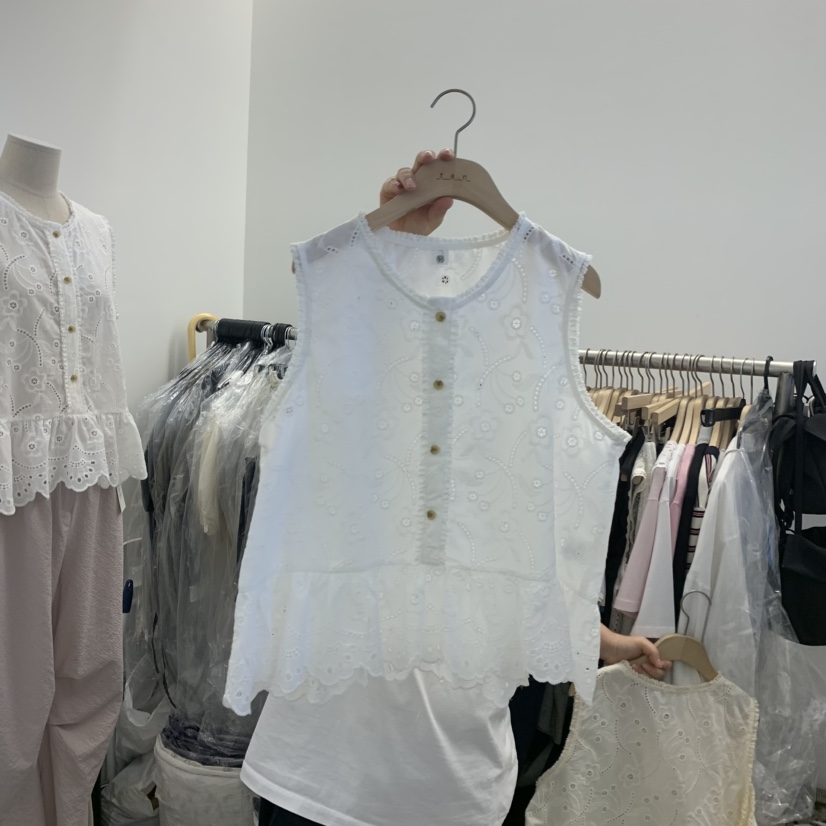 TAN&amp;COMO韓國直郵女士新款推薦休閑26春夏襯衫蕾絲衫tan-COMO襯衫/蕾絲衫圖色2