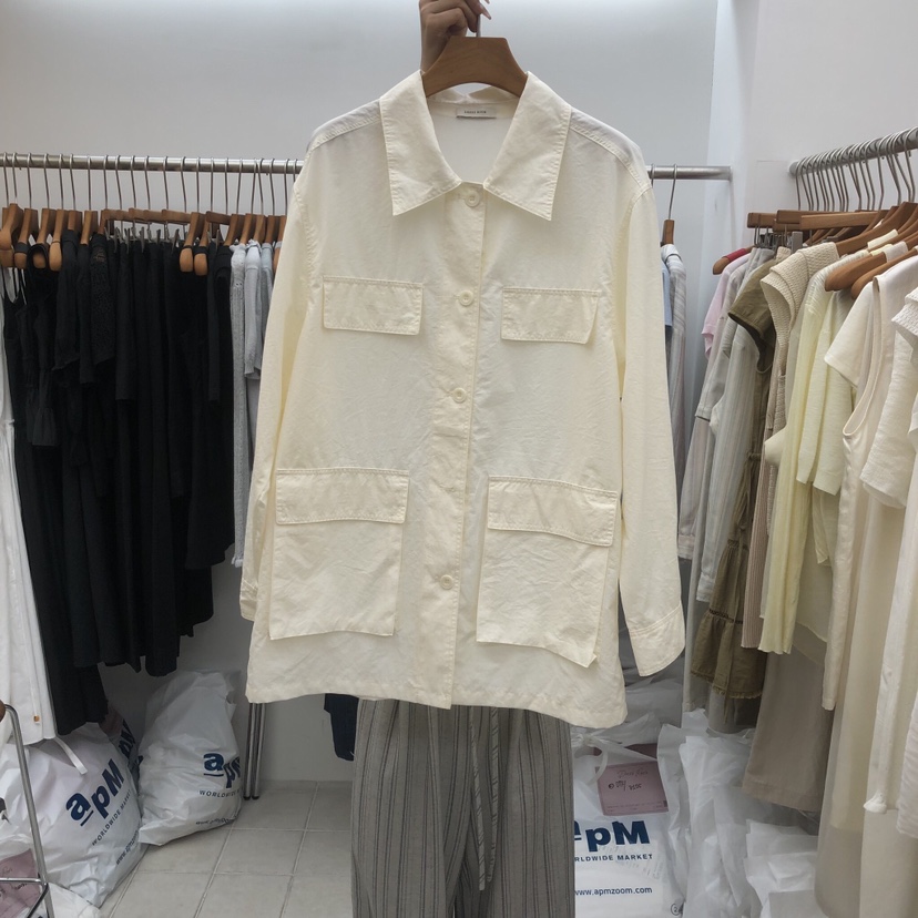 DRESS ROOM韓國代購女裝新品熱賣時尚推薦人氣休閑夾克棉DRESS ROOM夾克圖色1