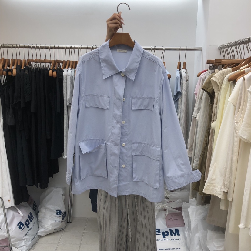DRESS ROOM韓國代購女裝新品熱賣時尚推薦人氣休閑夾克棉DRESS ROOM夾克圖色2