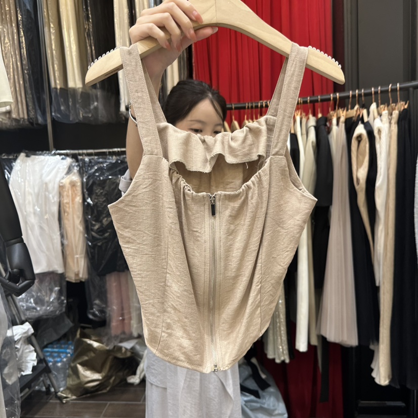 HERISH-HAUTE韓國直郵實拍女士新款26春夏26夏季吊帶背心Herish-Haute-A吊帶/背心
