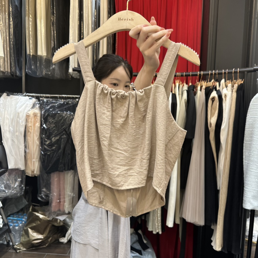 HERISH-HAUTE韓國直郵實拍女士新款26春夏26夏季吊帶背心Herish-Haute-A吊帶/背心圖色2