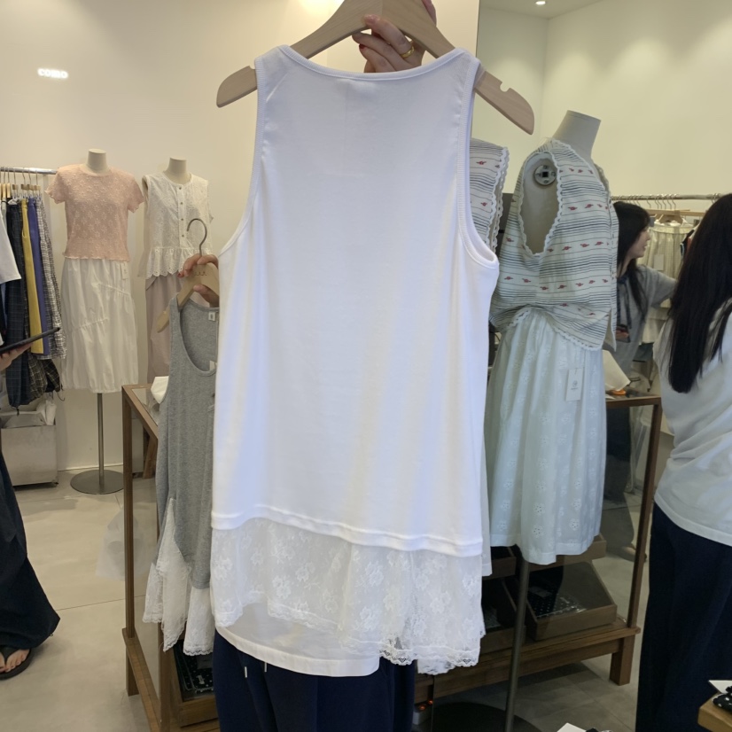TAN&amp;COMO韓國直郵女裝新品推薦人氣26夏季職業吊帶背心tan-COMO吊帶/背心
