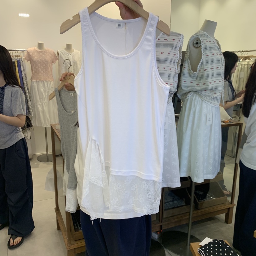 TAN&amp;COMO韓國直郵女裝新品推薦人氣26夏季職業吊帶背心tan-COMO吊帶/背心圖色1