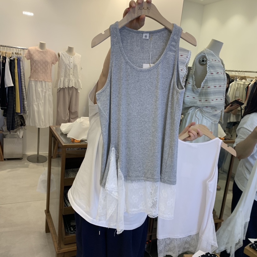 TAN&amp;COMO韓國直郵女裝新品推薦人氣26夏季職業吊帶背心tan-COMO吊帶/背心圖色2