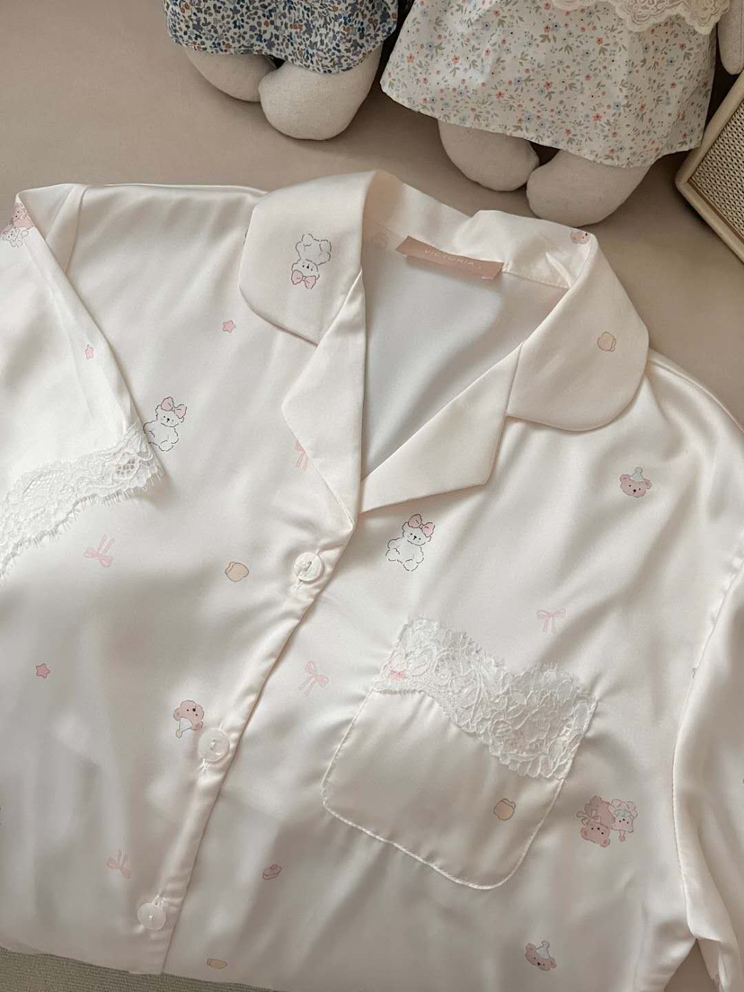 VICTORIA-P韓國直郵女裝新品熱賣26春夏26夏季推薦睡衣套裝VICTORIA睡衣