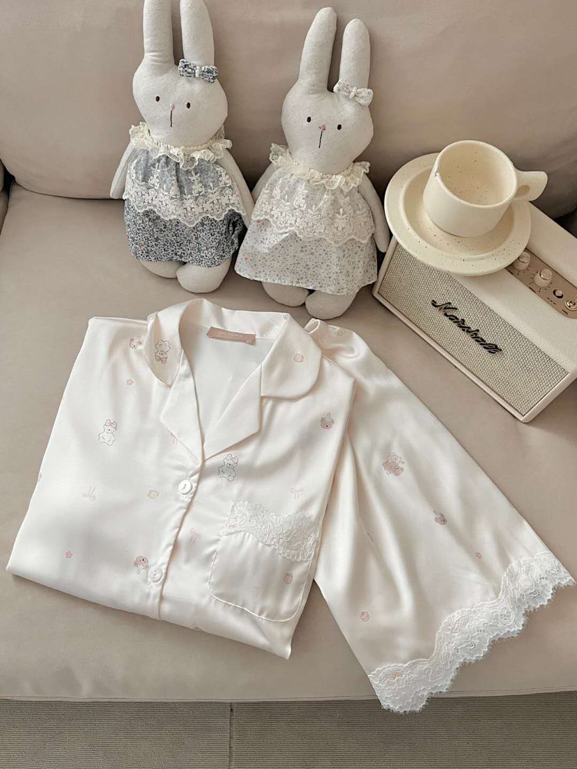 VICTORIA-P韓國直郵女裝新品熱賣26春夏26夏季推薦睡衣套裝VICTORIA睡衣