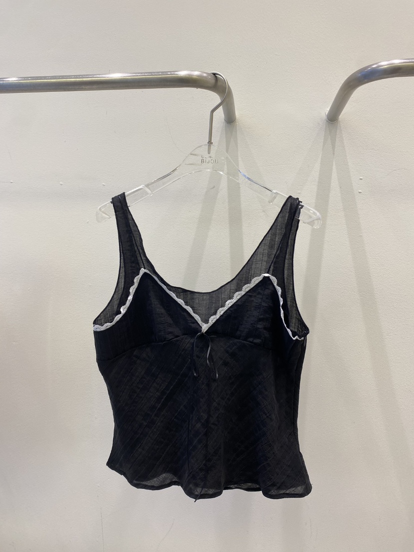 BLACK BIJOU東大門實拍韓國女士新款職業26夏季吊帶背心修身BLACK BIJOU吊帶/背心圖色3