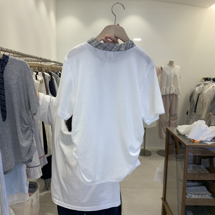 TAN&amp;COMO東大門實拍韓國女裝新品人氣26春夏休閑T恤tan-COMOT恤