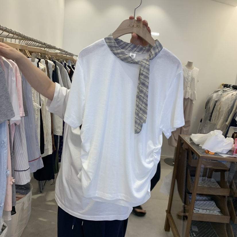 TAN&amp;COMO東大門實拍韓國女裝新品人氣26春夏休閑T恤tan-COMOT恤圖色1