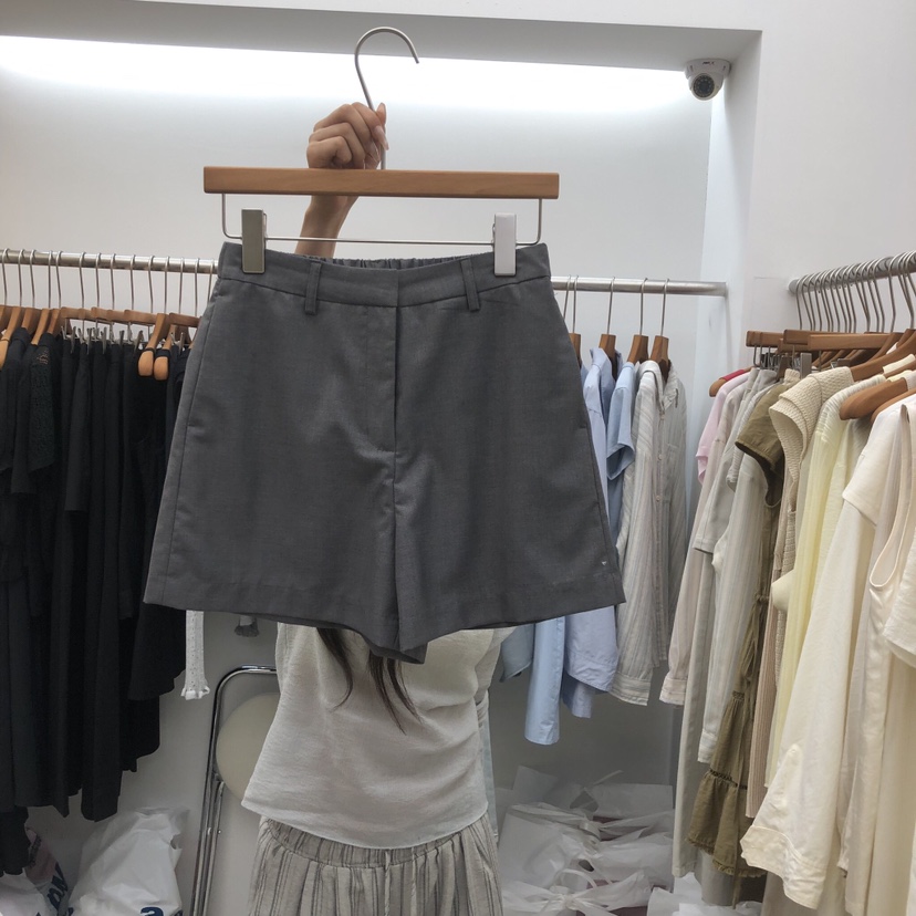DRESS ROOM韓國直郵女裝新款熱賣26夏季26春夏休閑時尚短褲DRESS ROOM短褲圖色1