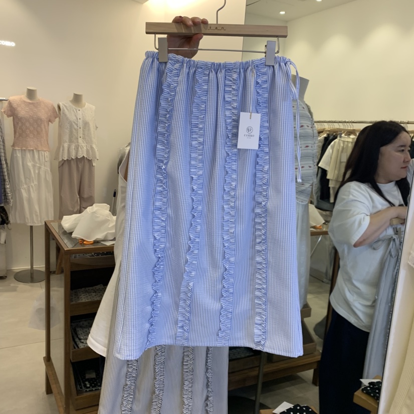 TAN&amp;COMO韓國直郵實拍女士新款熱賣時尚半身裙中短裙tan-COMO半身裙/中短裙圖色2