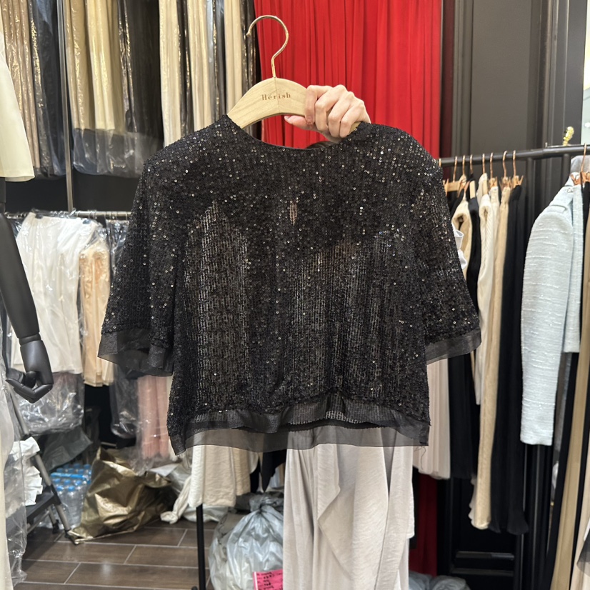 HERISH-HAUTE韓國東大門直郵女裝新款26夏季休閑襯衫蕾絲衫Herish-Haute-A襯衫/蕾絲衫圖色3