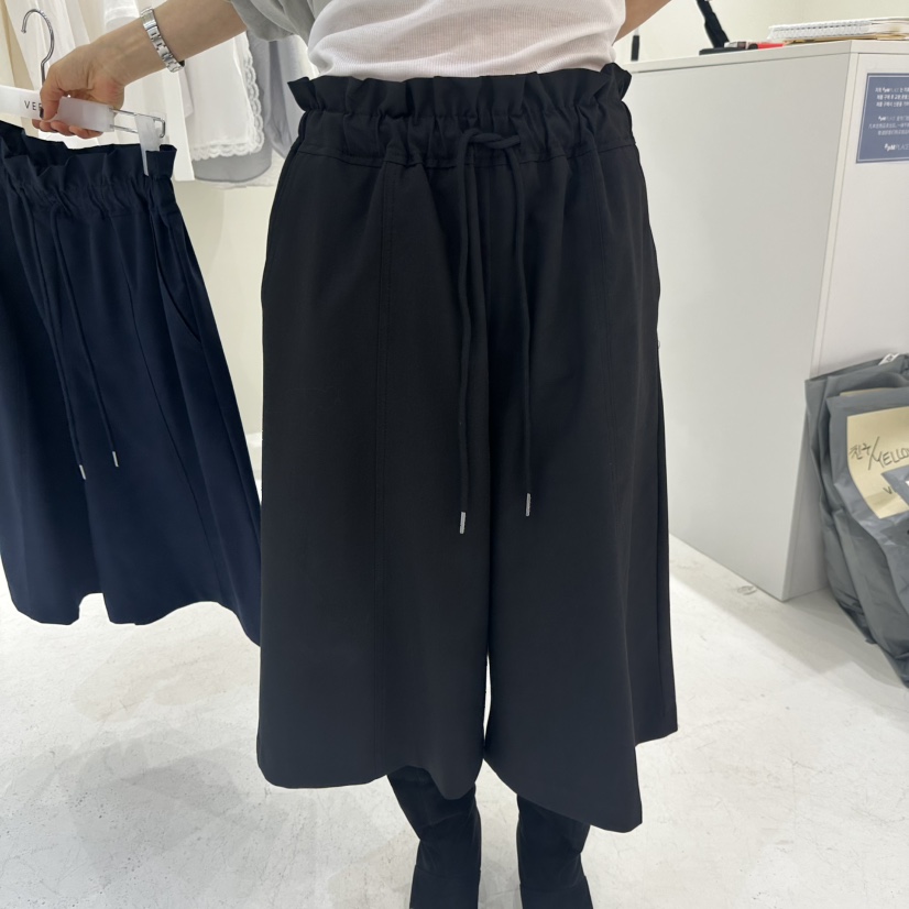 VEREN韓國東大門代購女士新品26春夏26夏季休閑職業休閑褲VEREN休閑褲圖色2黑色