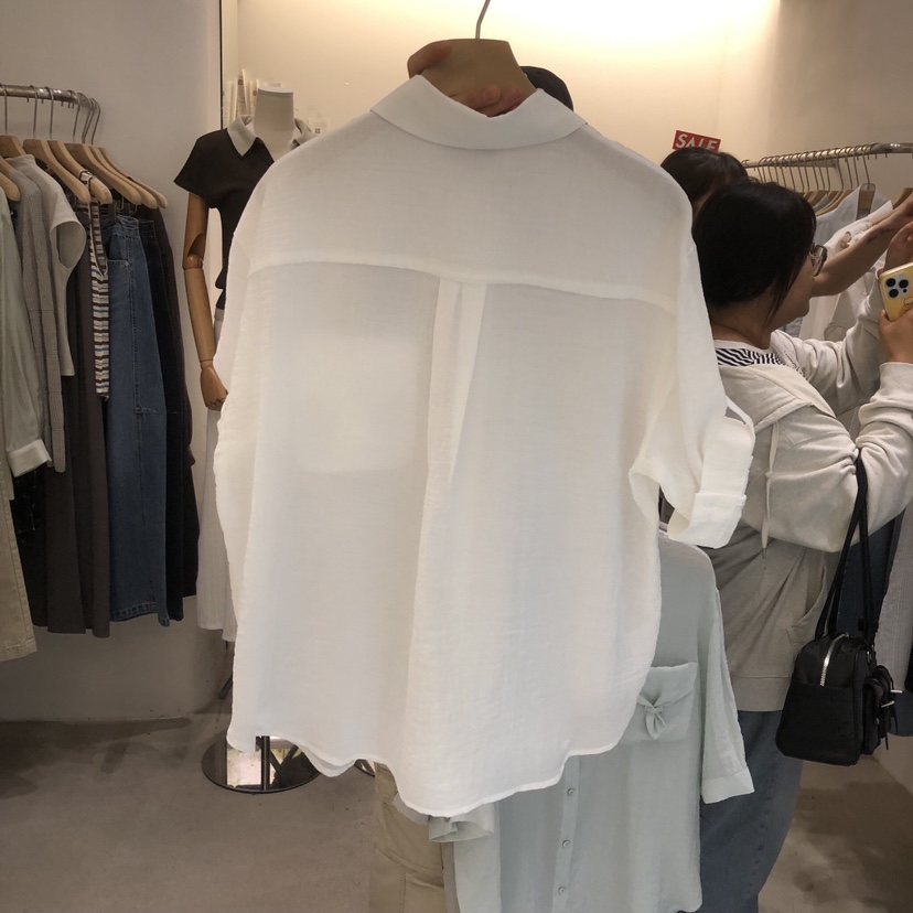PHILO東大門實拍韓國女士新款人氣時尚熱賣休閑襯衫蕾絲衫PHILO襯衫/蕾絲衫
