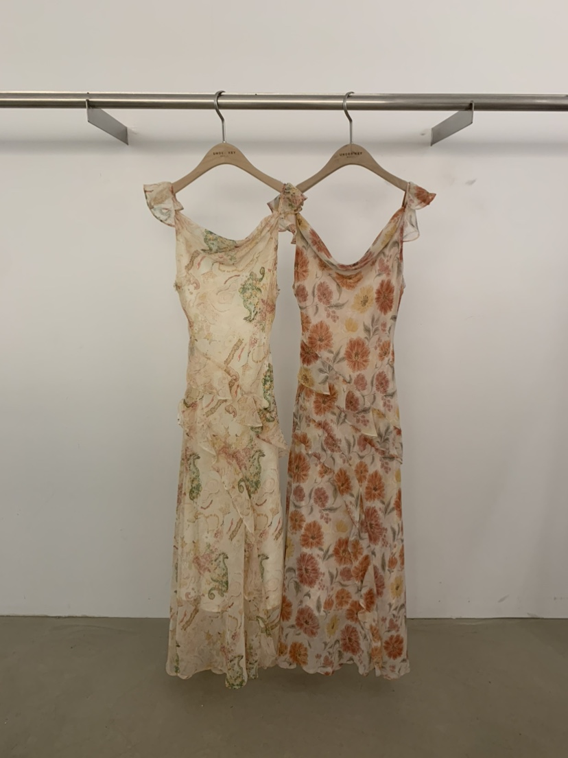 UNDER KEY韓國直郵女裝新品26春夏職業休閑熱賣26夏季連衣裙UNDER KEY連衣裙