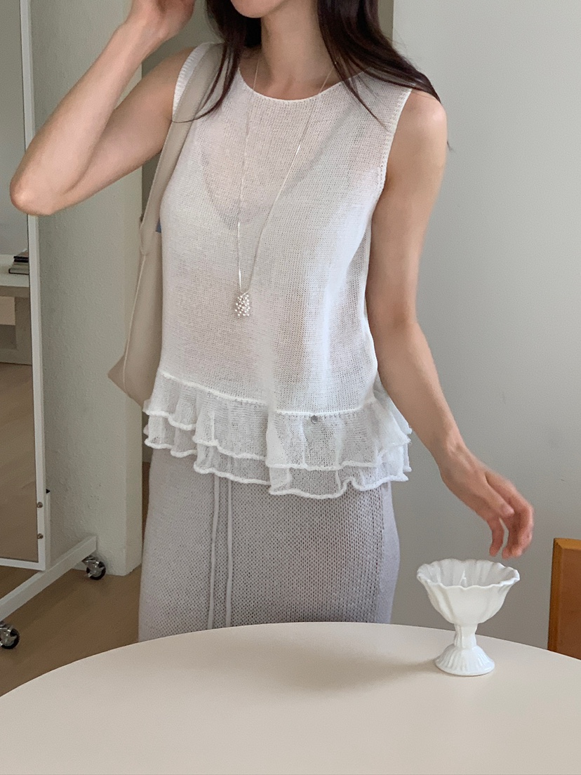 CICI韓國東大門代購女裝新品26夏季26春夏職業熱賣吊帶背心Ci Ci吊帶/背心