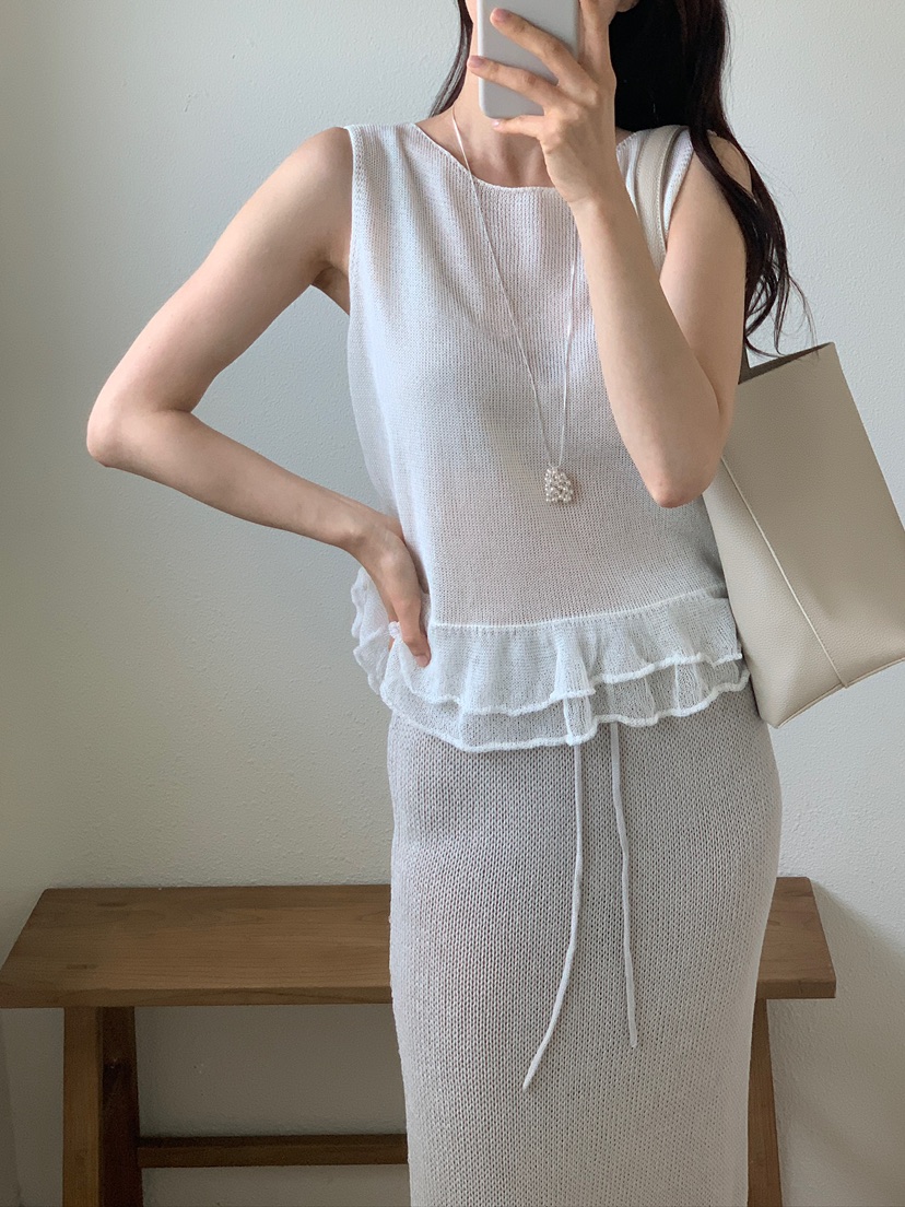 CICI韓國東大門代購女裝新品26夏季26春夏職業熱賣吊帶背心Ci Ci吊帶/背心