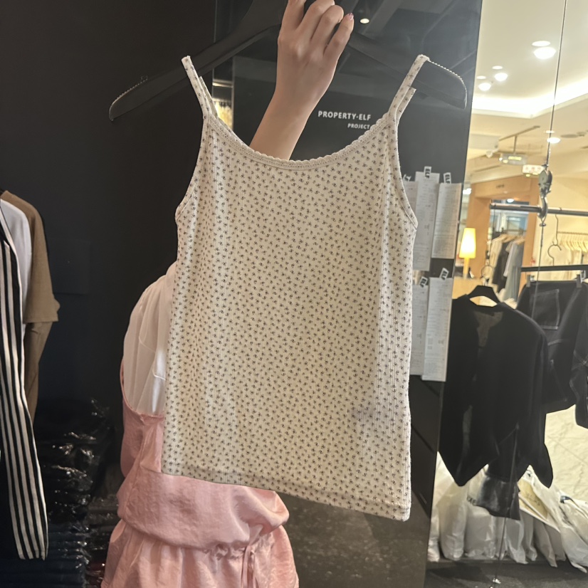 ELF-L韓國直郵實拍女裝新品時尚推薦26春夏熱賣吊帶背心PROJECT ELF/ELF-L吊帶/背心圖色2藍色