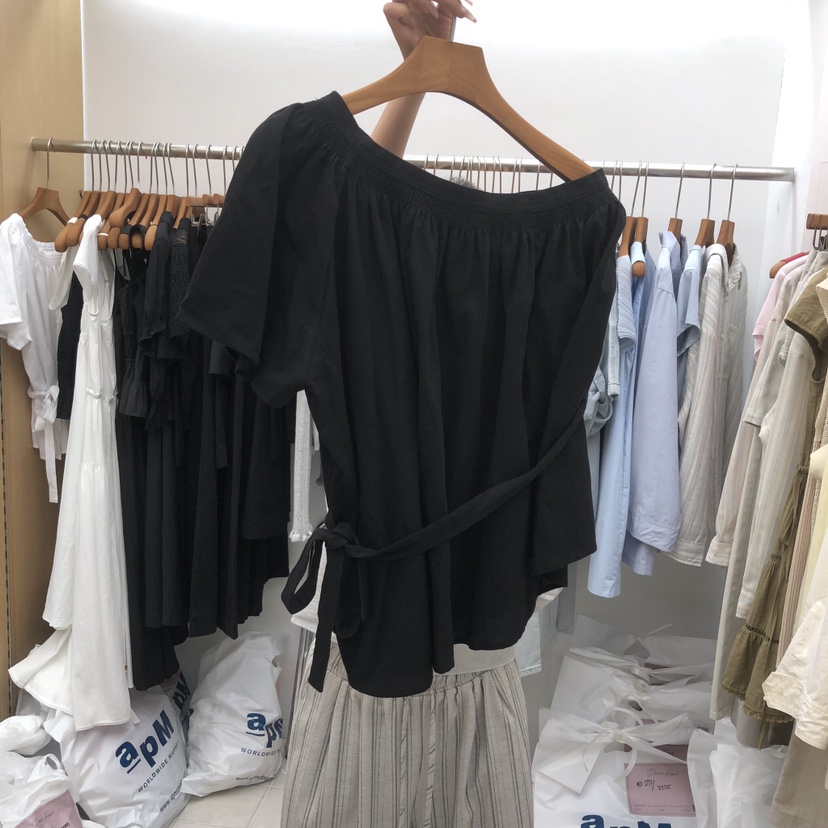 DRESS ROOM韓國直郵女士新品26春夏熱賣人氣推薦襯衫蕾絲衫DRESS ROOM襯衫/蕾絲衫圖色1