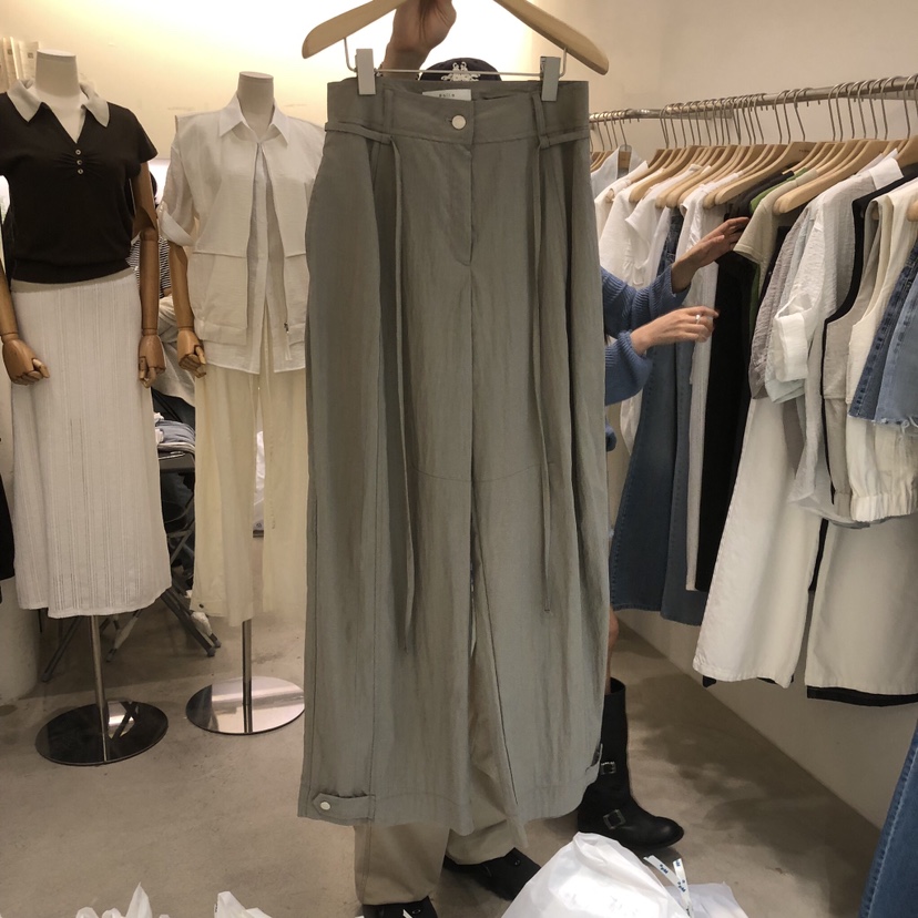 PHILO韓國代購女裝新品26春夏職業休閑推薦人氣熱賣休閑褲PHILO休閑褲圖色1
