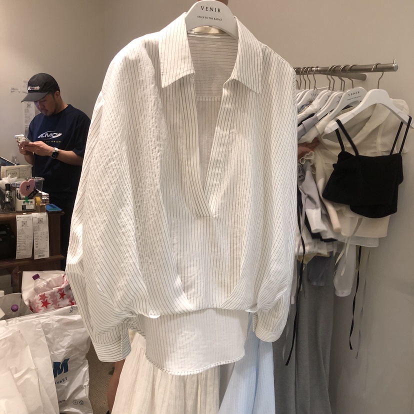 VENIR-a韓國東大門代購女裝新品推薦職業熱賣襯衫蕾絲衫VENIR-a襯衫/蕾絲衫圖色2