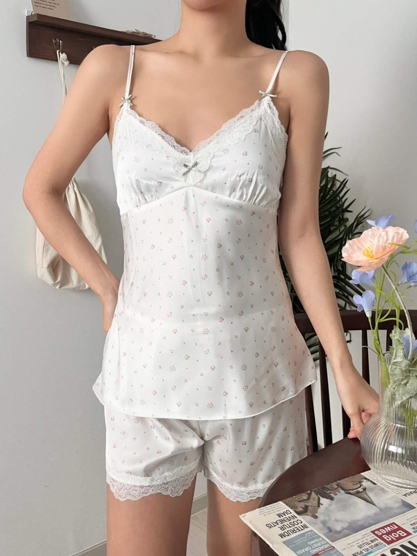 VICTORIA-P韓國代購女士新品26春夏26夏季熱賣推薦睡衣套裝VICTORIA睡衣