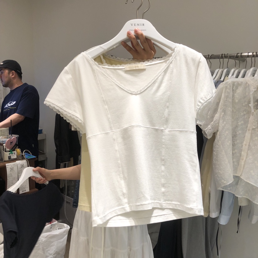 VENIR-a韓國東大門代購女裝新品推薦26夏季人氣熱賣休閑T恤VENIR-aT恤圖色3