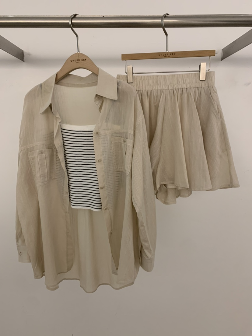UNDER KEY東大門實拍韓國女士新品熱賣職業26夏季推薦套裝UNDER KEY套裝