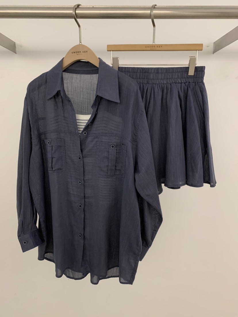 UNDER KEY東大門實拍韓國女士新品熱賣職業26夏季推薦套裝UNDER KEY套裝圖色3