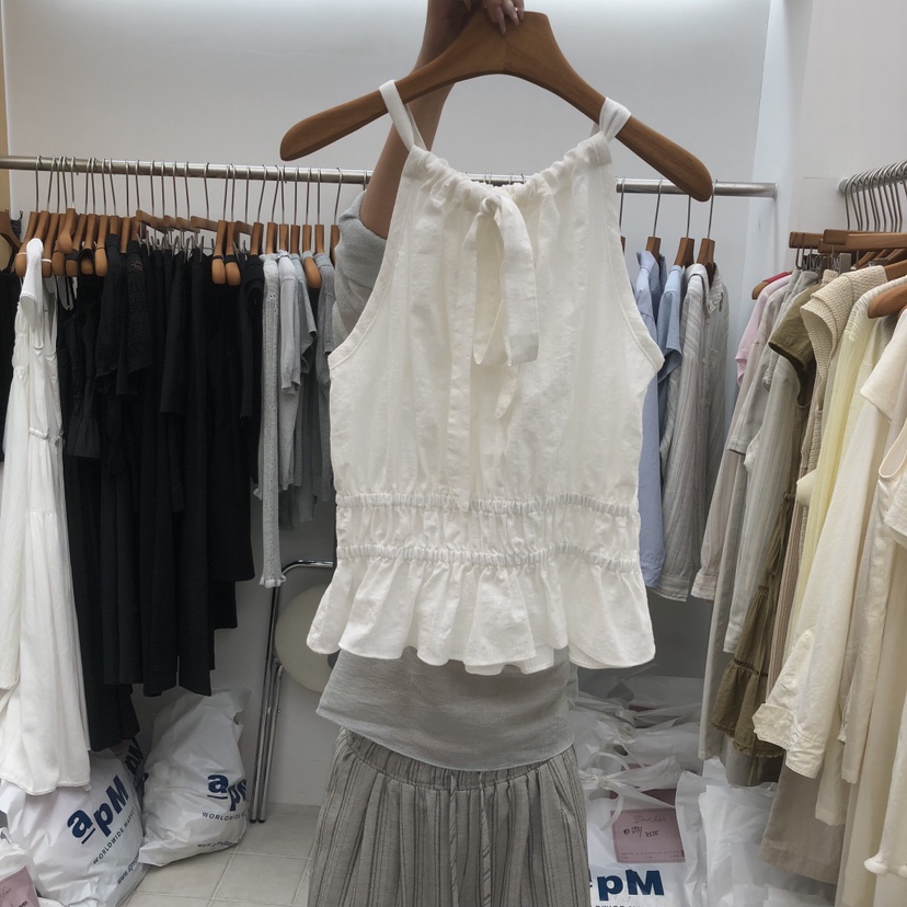DRESS ROOM韓國代購女士新款職業時尚人氣26夏季吊帶背心DRESS ROOM吊帶/背心