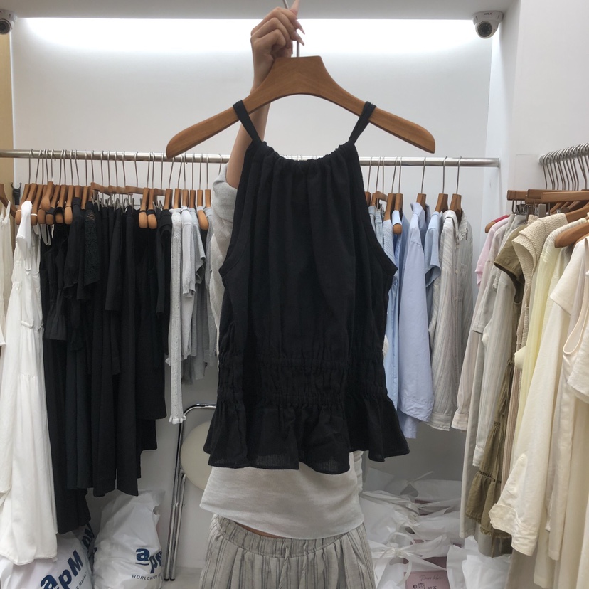 DRESS ROOM韓國代購女士新款職業時尚人氣26夏季吊帶背心DRESS ROOM吊帶/背心圖色2