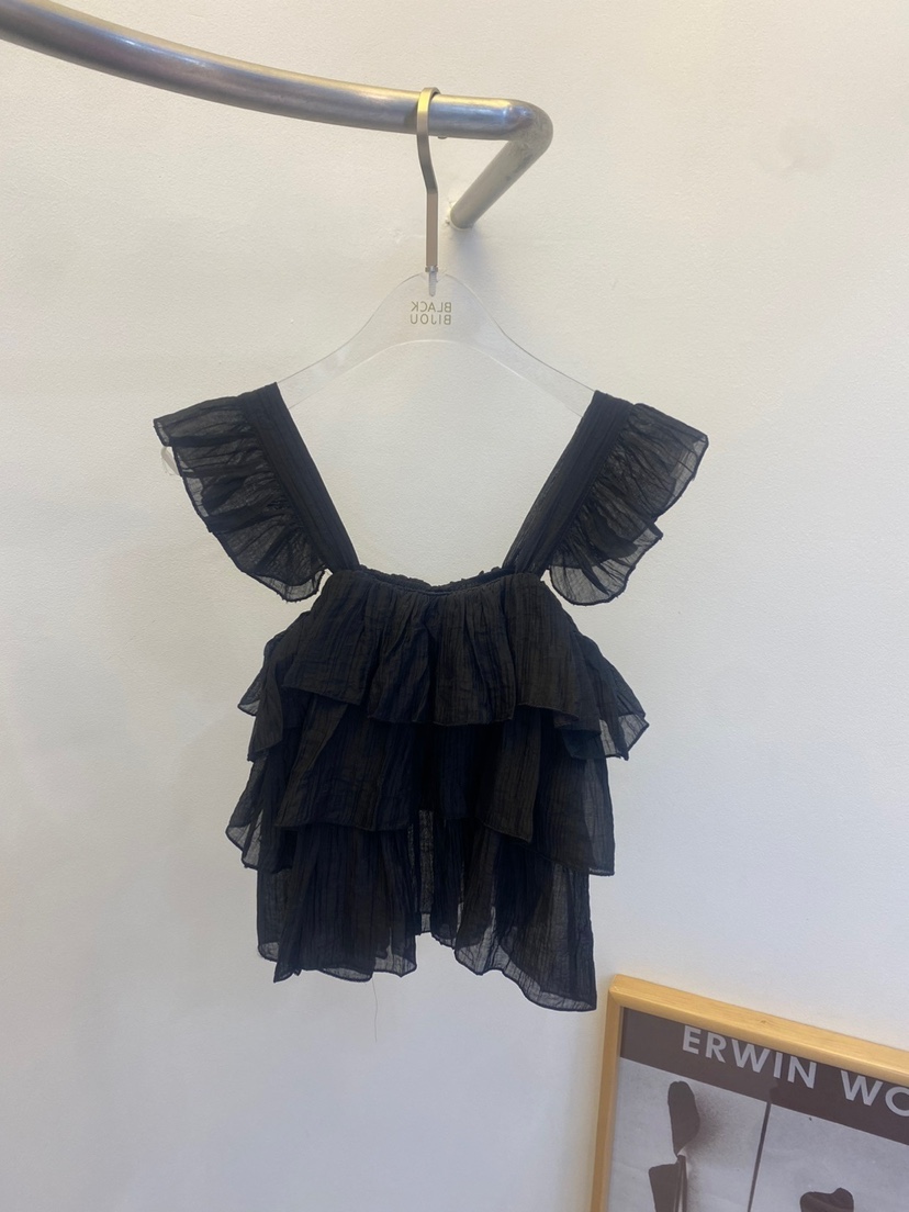 BLACK BIJOU韓國東大門直郵女裝新款職業推薦吊帶背心雪紡BLACK BIJOU吊帶/背心圖色4