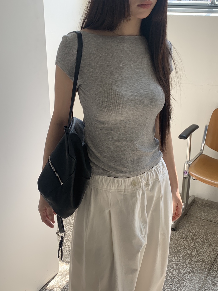 LOGARDEN韓國直郵女士新品休閑職業26春夏時尚人氣26夏季T恤LO GARDENT恤