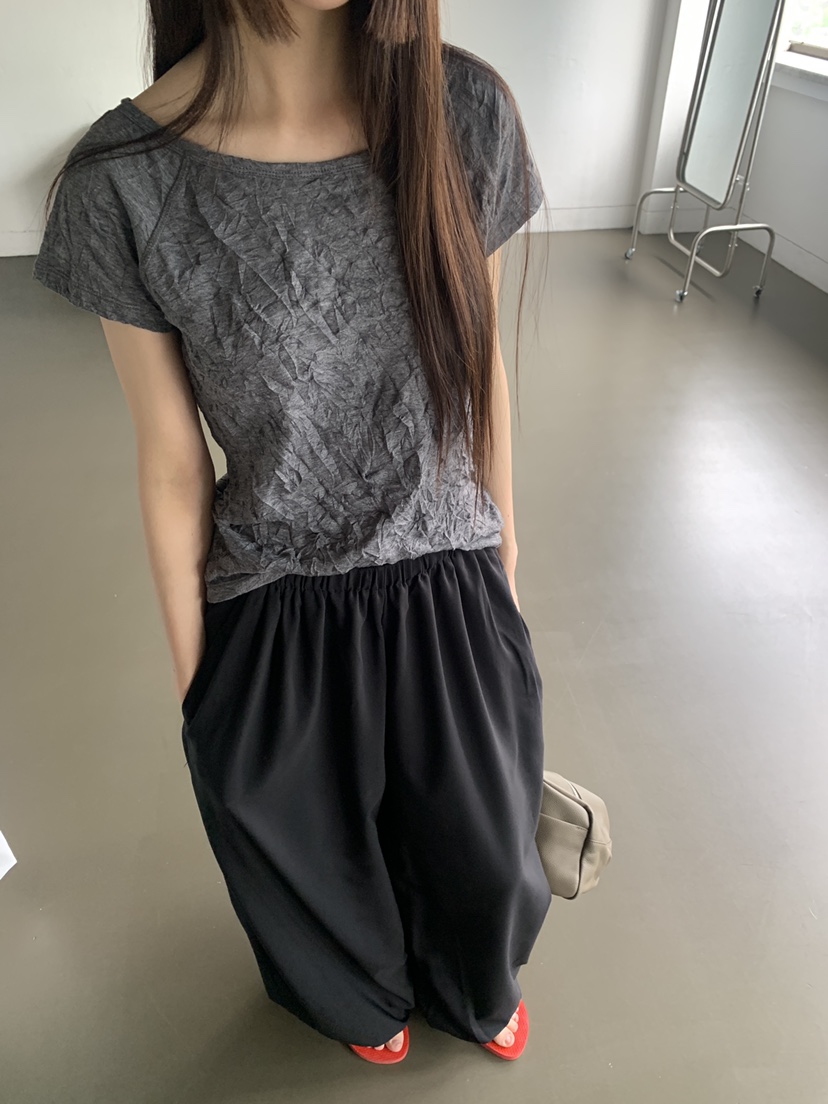 LOGARDEN韓國直郵實拍女裝新品26夏季推薦26春夏職業休閑褲LO GARDEN休閑褲