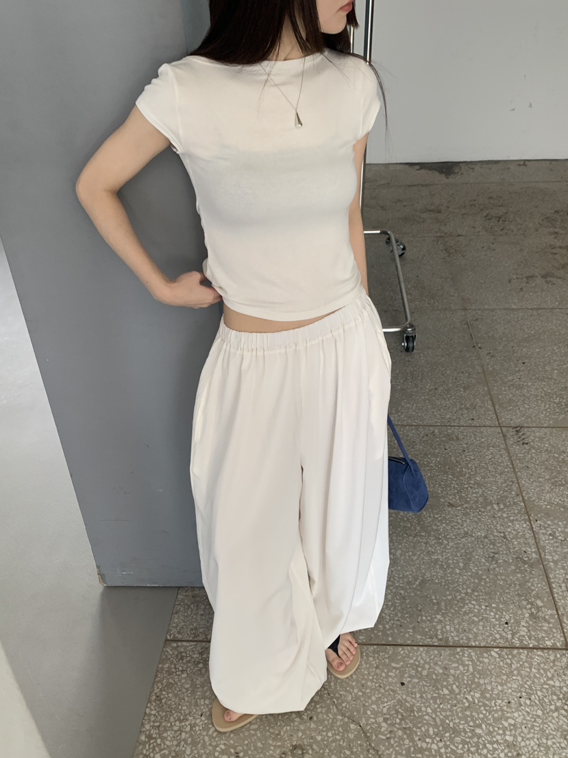LOGARDEN韓國直郵實拍女裝新品26夏季推薦26春夏職業休閑褲LO GARDEN休閑褲