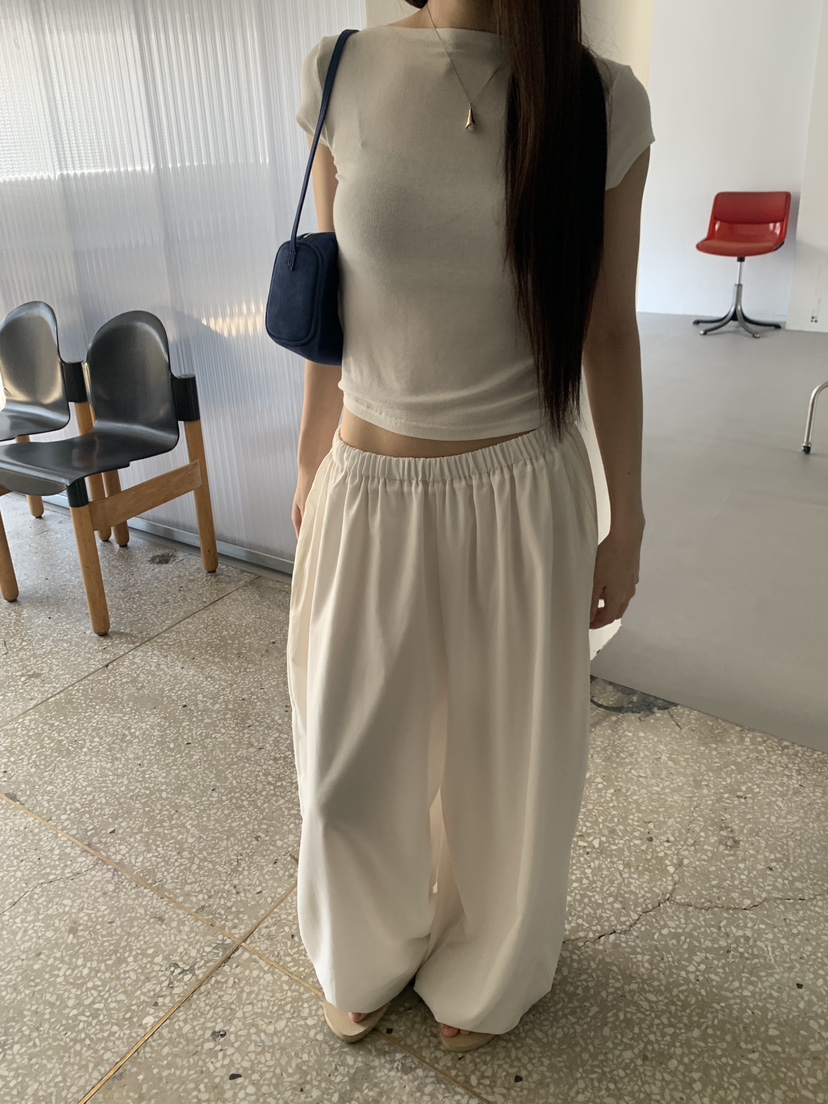 LOGARDEN韓國直郵實拍女裝新品26夏季推薦26春夏職業休閑褲LO GARDEN休閑褲