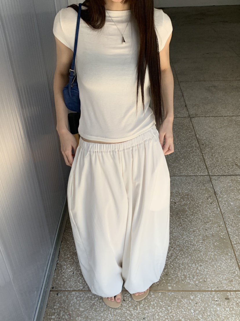 LOGARDEN韓國直郵實拍女裝新品26夏季推薦26春夏職業休閑褲LO GARDEN休閑褲