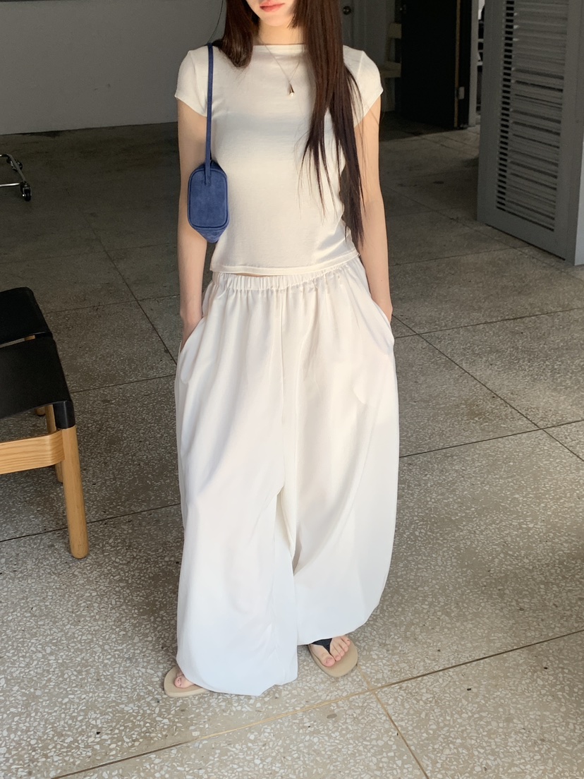 LOGARDEN韓國直郵實拍女裝新品26夏季推薦26春夏職業休閑褲LO GARDEN休閑褲