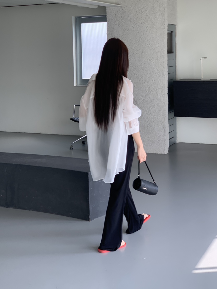 LOGARDEN韓國東大門直郵女裝新款休閑26春夏推薦襯衫蕾絲衫LO GARDEN襯衫/蕾絲衫