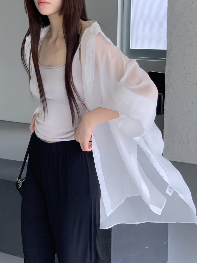 LOGARDEN韓國東大門直郵女裝新款休閑26春夏推薦襯衫蕾絲衫LO GARDEN襯衫/蕾絲衫