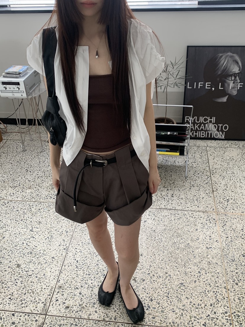 LOGARDEN韓國代購女士新款推薦26夏季26春夏時尚吊帶背心LO GARDEN吊帶/背心