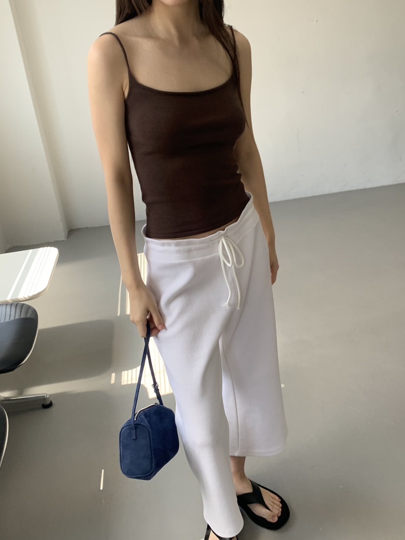 LOGARDEN韓國代購女士新款推薦26夏季26春夏時尚吊帶背心LO GARDEN吊帶/背心