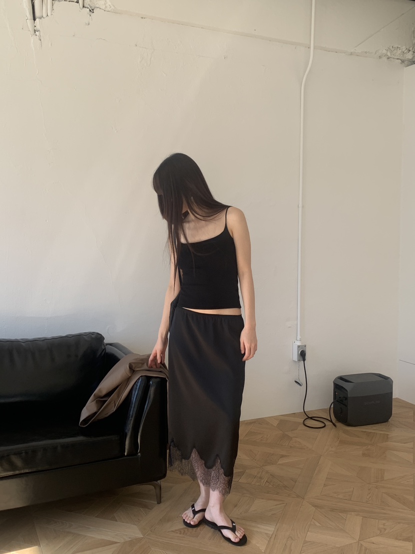 LOGARDEN韓國代購女士新款推薦26夏季26春夏時尚吊帶背心LO GARDEN吊帶/背心