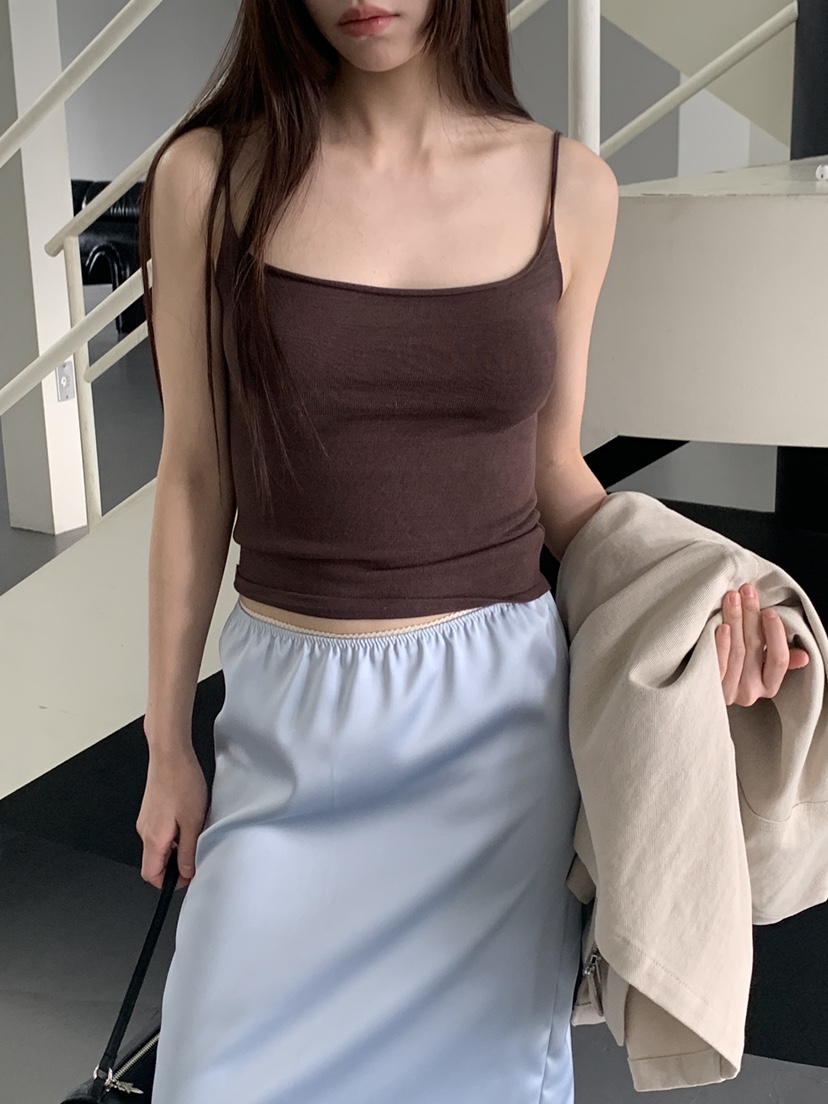 LOGARDEN韓國代購女士新款推薦26夏季26春夏時尚吊帶背心LO GARDEN吊帶/背心圖色3